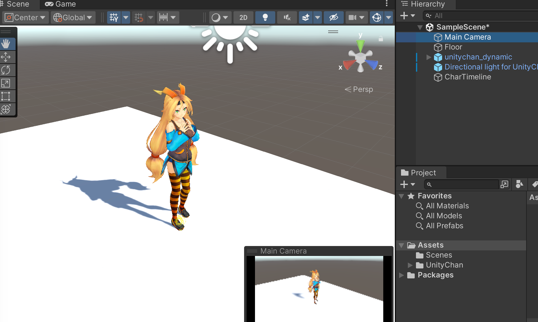 Unity timelineとcinemachineを使ってUnityちゃん大ジャンプ動画を作成する。 | ジョイタスネット